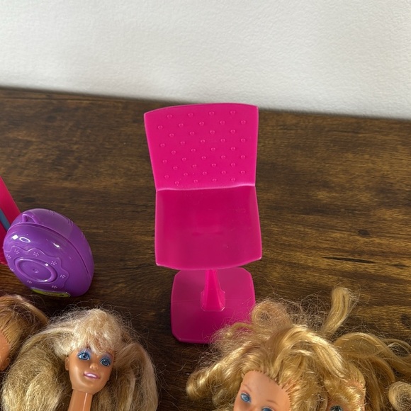 Barbie Doll Collection with Pink and Yellow Outfits set Of 8 Barbies & 4 Toys - Picture 4 of 12